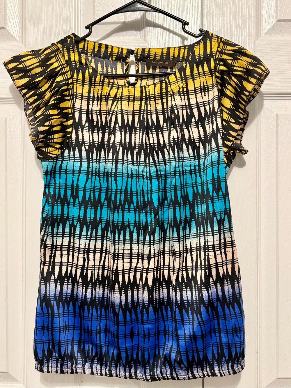 The Limited silky print blouse